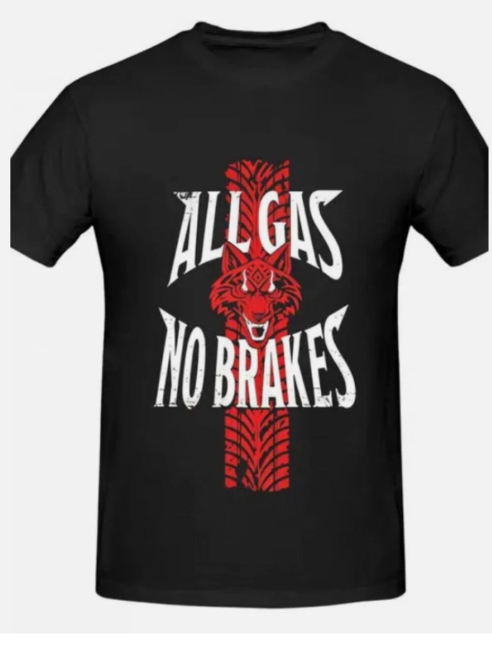Jacob Fatu "All Gas No Brakes" T-Shirt WWE Wrestling Black Adult XL Size